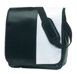 Umschlagtasche "Action" schwarz/wei�